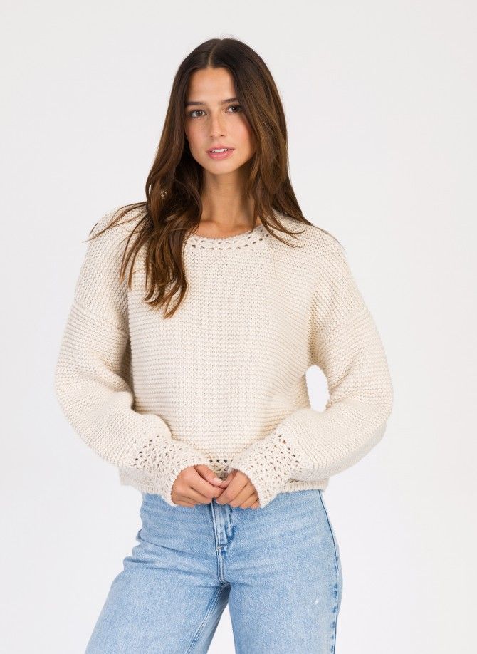 Oversized knitted sweater LOU Ange - 8