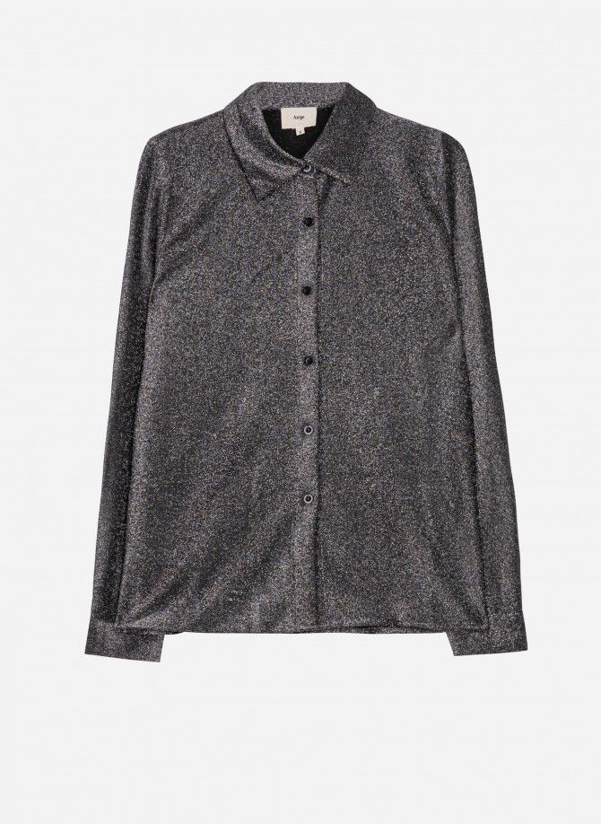 Straight shirt with sequins ALBY Ange - 14