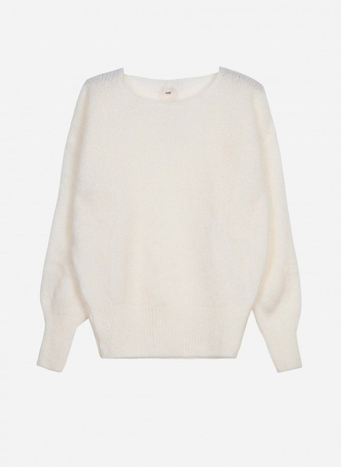 Loose-fitting cocooning knit sweater LEBOUM Ange - 24