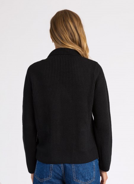 Plain knit suit jacket LECROISA Ange - 4
