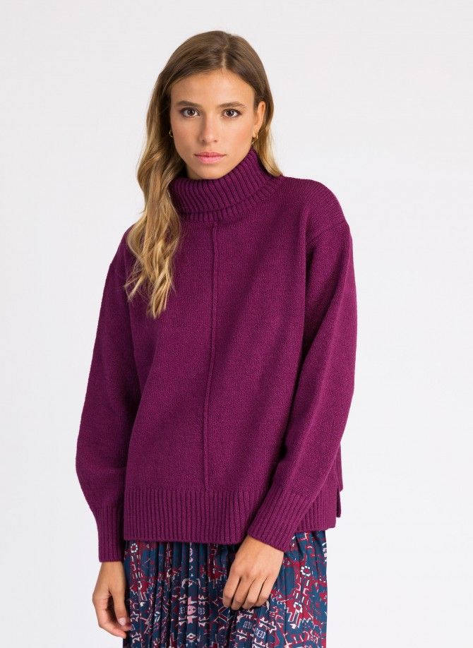 Loose-fitting VINY knit sweater Ange - 7
