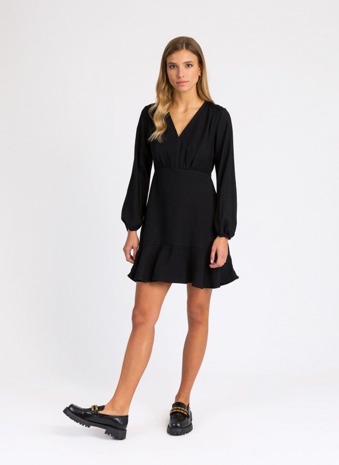 Elegant and plain short dress MILONI Ange - 1