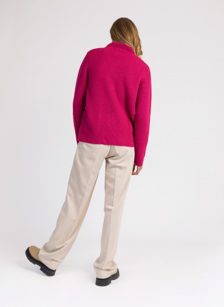 Plain knit suit jacket LECROISA Ange - 9