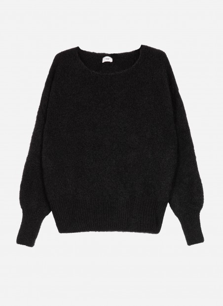 Loose-fitting cocooning knit sweater LEBOUM Ange - 27