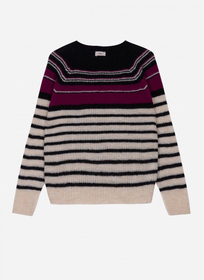 Loose-fitting knitted sweater LEMULTA  - 5