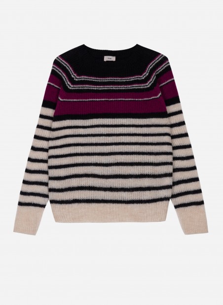 Loose-fitting knitted sweater LEMULTA  - 5