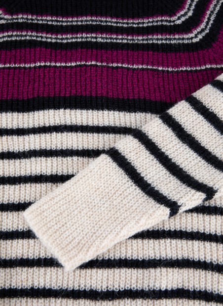 Loose-fitting knitted sweater LEMULTA  - 7