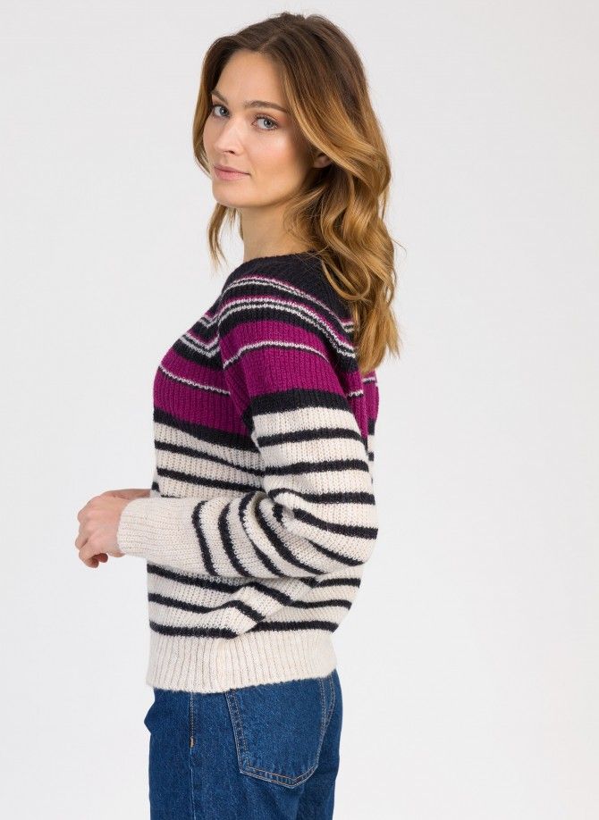 Loose-fitting knitted sweater LEMULTA  - 3