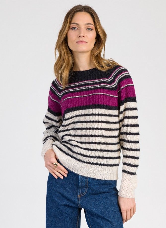 Loose-fitting knitted sweater LEMULTA  - 1