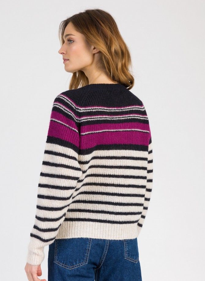 Loose-fitting knitted sweater LEMULTA  - 4