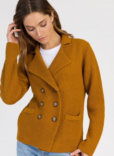 Plain knit suit jacket LECROISA Ange - 13
