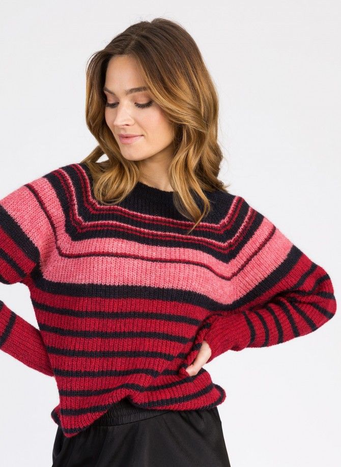 Loose-fitting knitted sweater LEMULTA  - 8