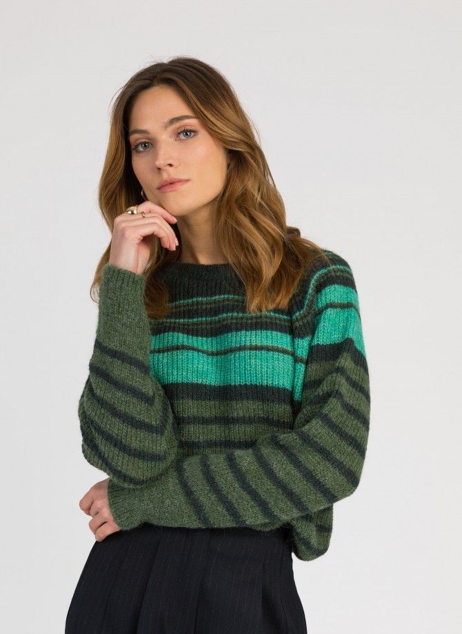 Loose-fitting knitted sweater LEMULTA  - 16