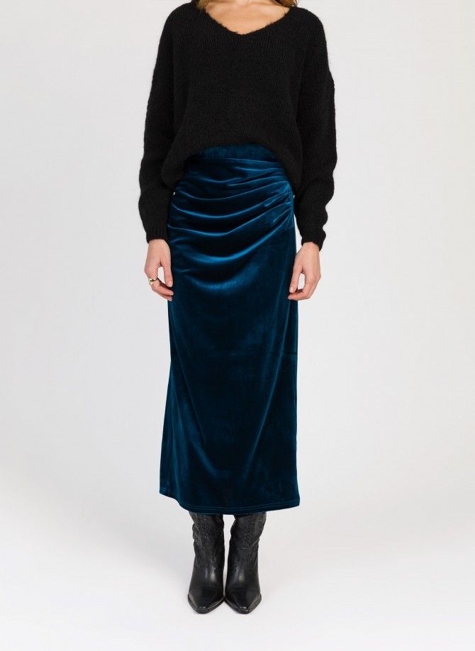 Velvet long skirt JASPER Ange - 12
