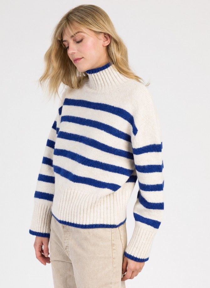 Striped knitted sweater LEROULA  - 2