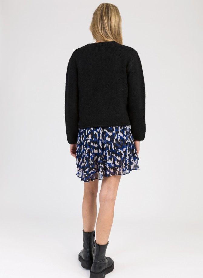 Short knitted sweater LEMARTY  - 3