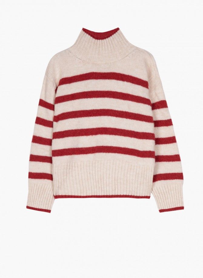 Striped knitted sweater LEROULA  - 10