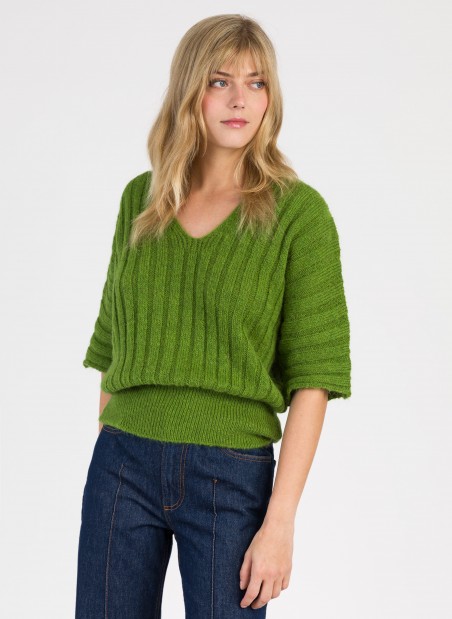 Pull ample en maille LEWESTY Ange - 22