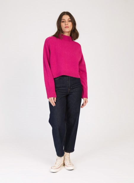 VAENA Knitted Short Sweater  - 6