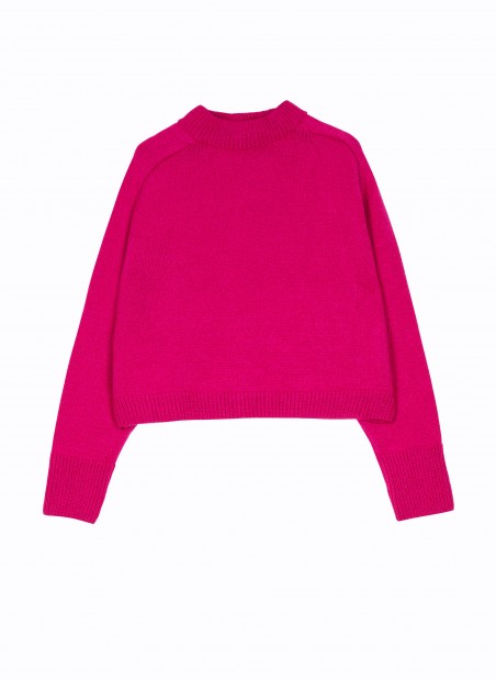 VAENA Knitted Short Sweater  - 9