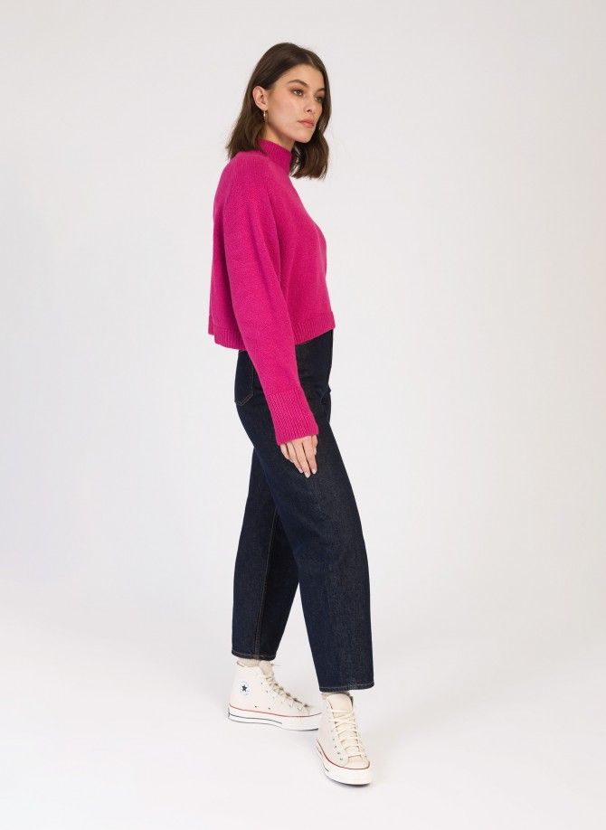 VAENA Knitted Short Sweater  - 7