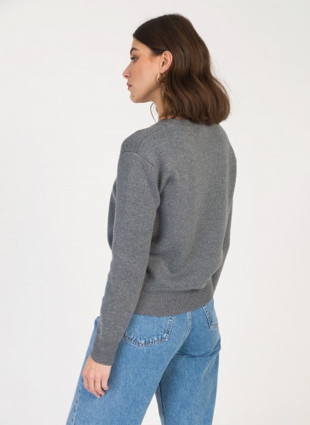 LETEAM knitted embroidered sweater  - 3