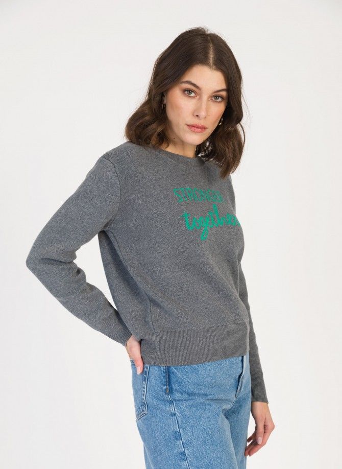 LETEAM knitted embroidered sweater  - 2