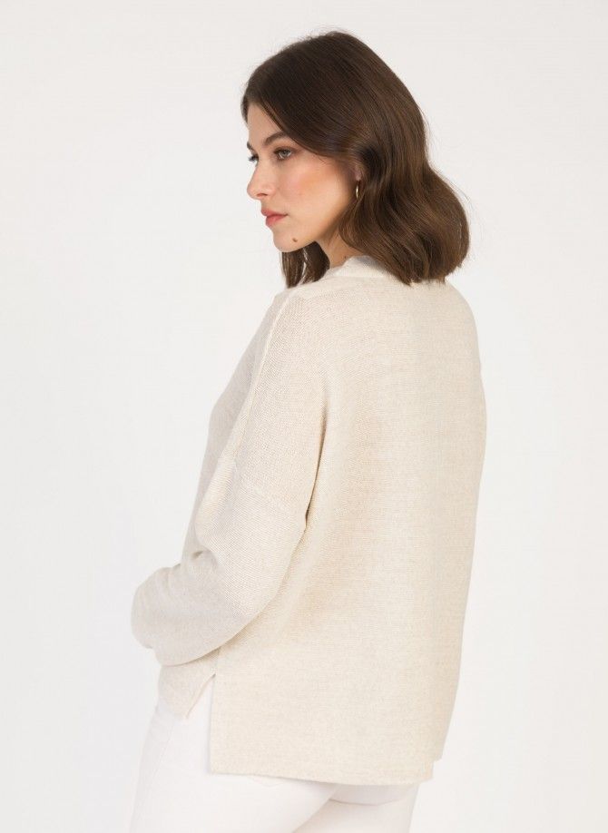 Fine knit sweater LUCIOLO  - 8