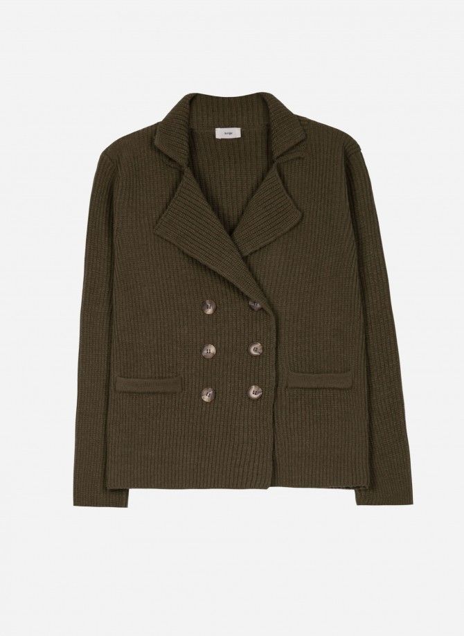 Plain knit suit jacket LECROISA Ange - 24
