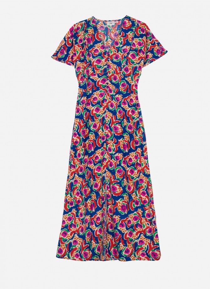 OMBRY printed midi dress  - 4