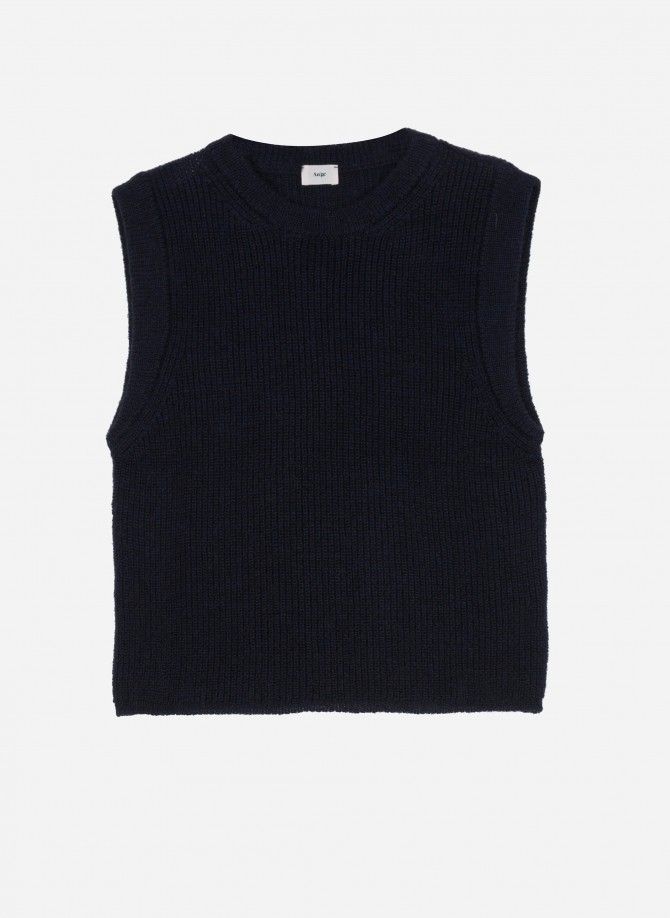 LAMAZOU sleeveless knit sweater  - 1