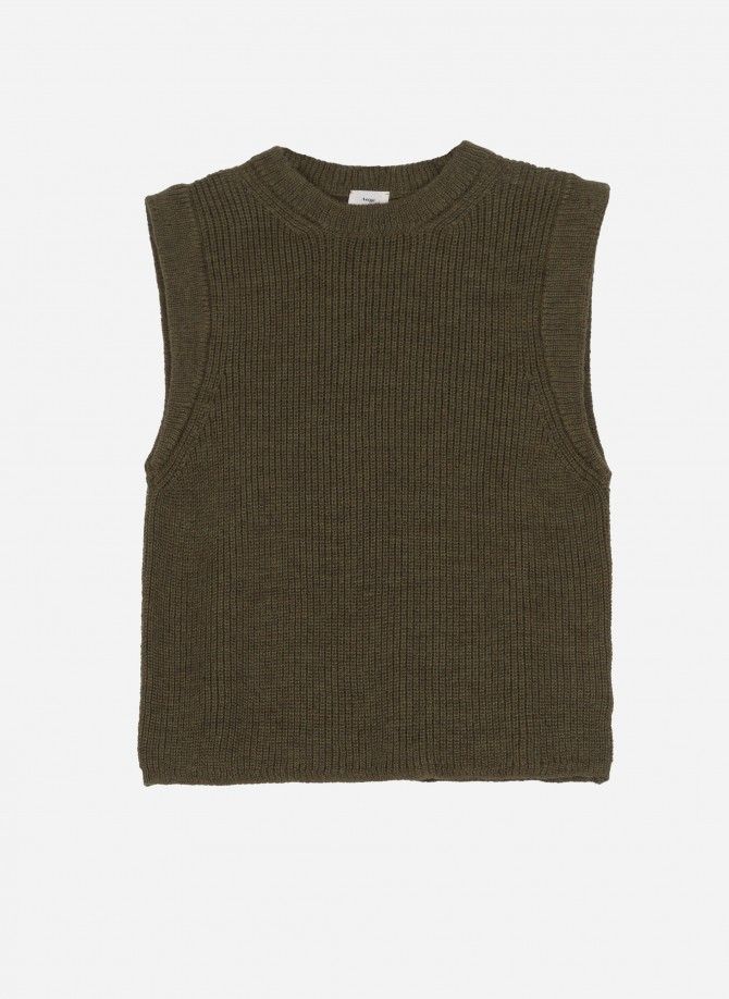 LAMAZOU sleeveless knit sweater  - 2