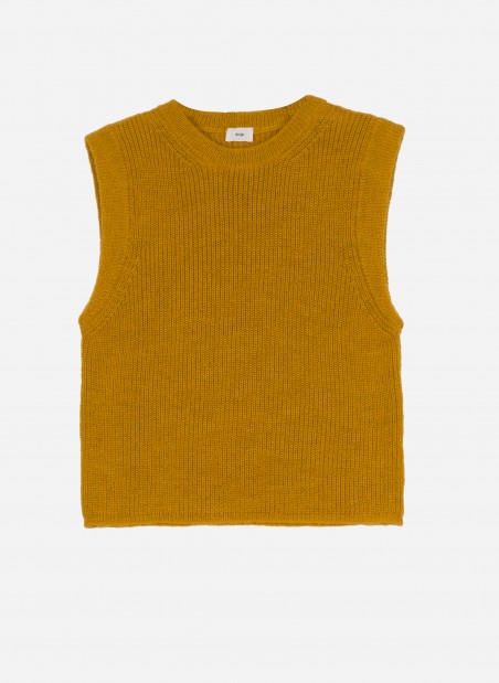 LAMAZOU sleeveless knit sweater  - 4