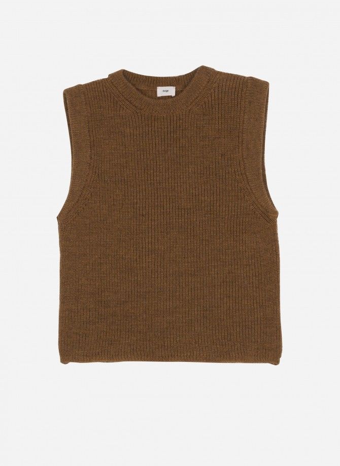 LAMAZOU sleeveless knit sweater  - 7