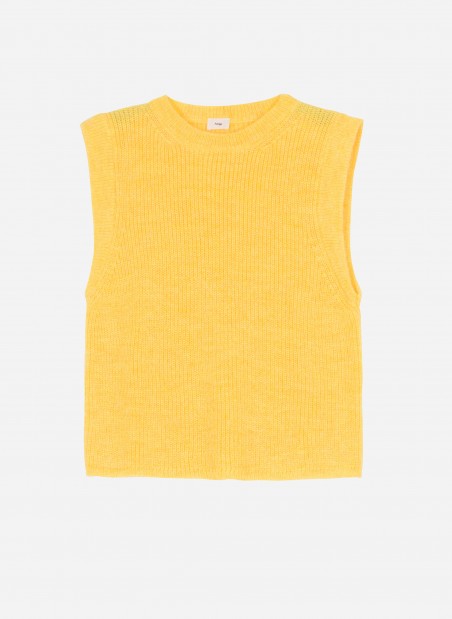 LAMAZOU sleeveless knit sweater  - 15