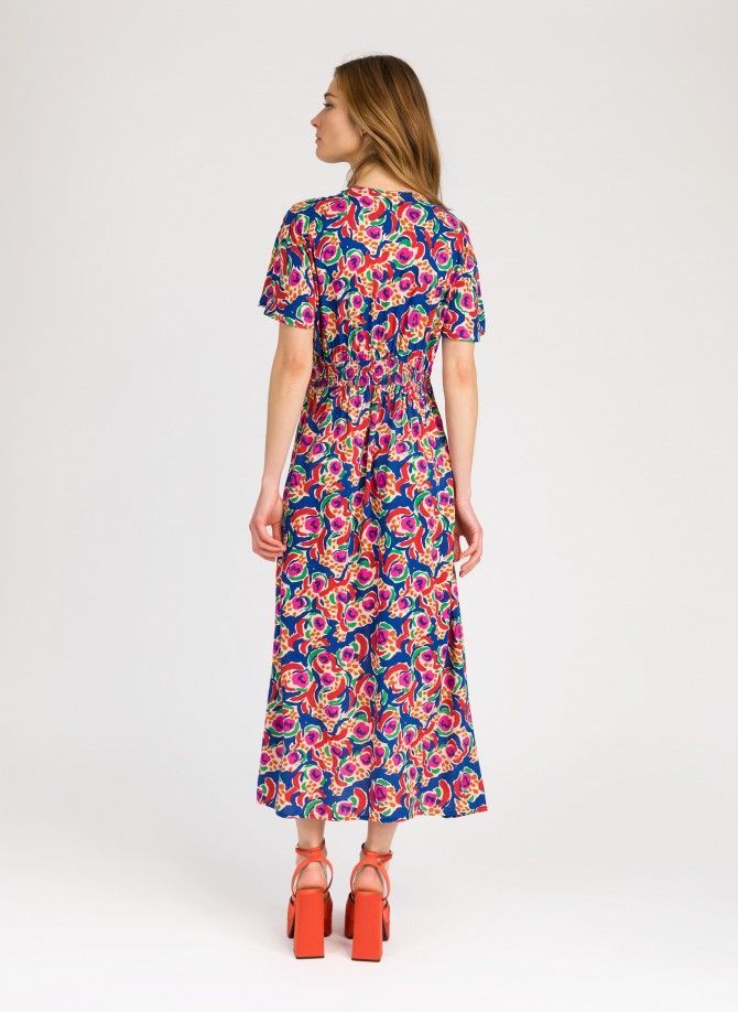 Robe midi imprimée OMBRY  - 3