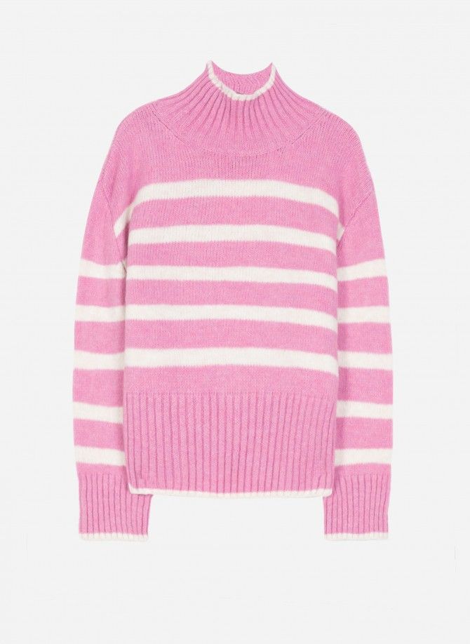 Striped knitted sweater LEROULA  - 19