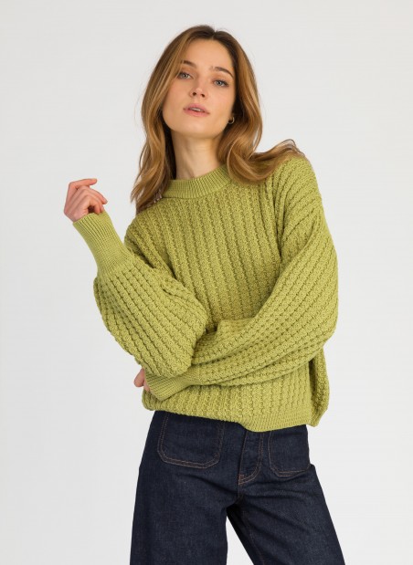 Sweater in openwork knit VETIAGO  - 7