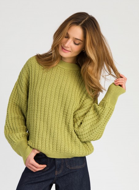 Sweater in openwork knit VETIAGO  - 8