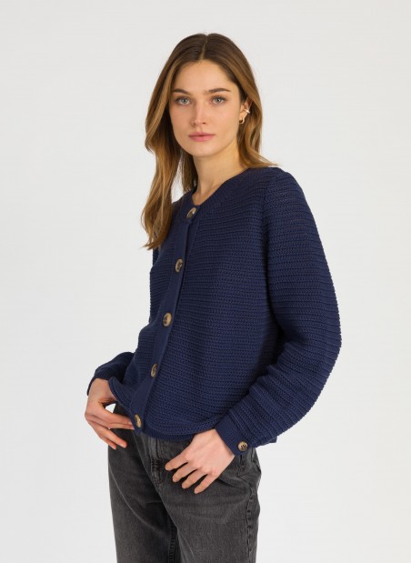 VETOMA tweed knitted cardigan  - 2