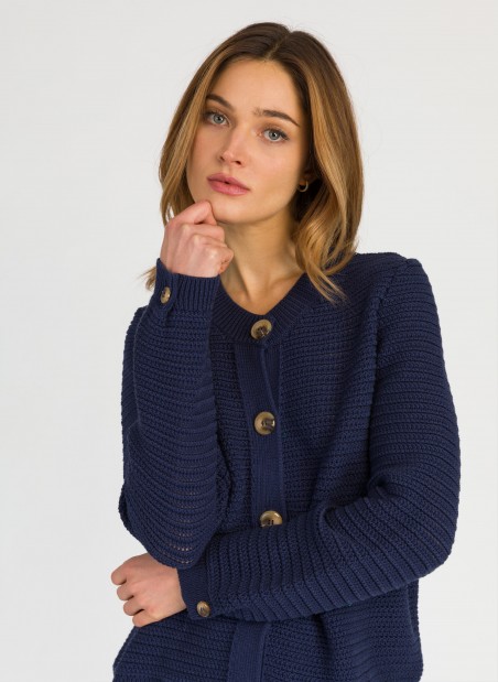 VETOMA tweed knitted cardigan  - 1