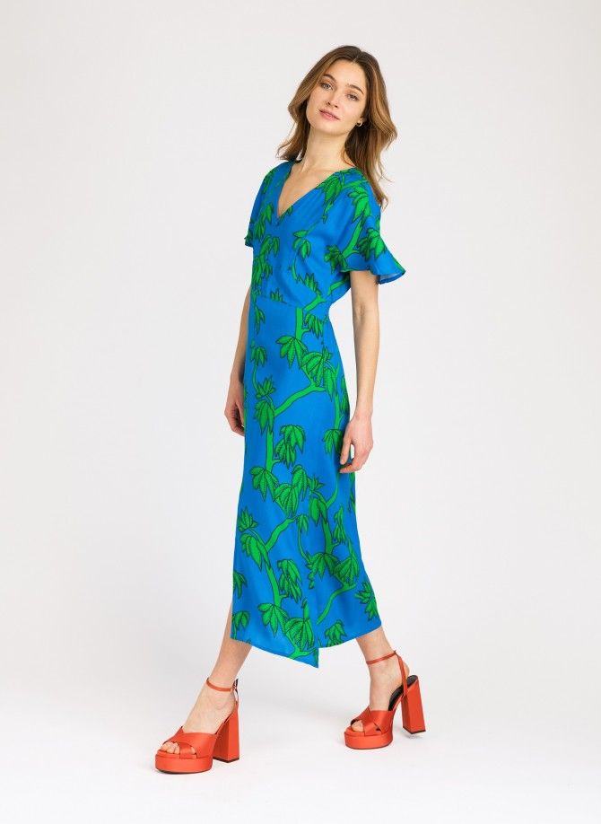 OMBRY printed midi dress  - 11