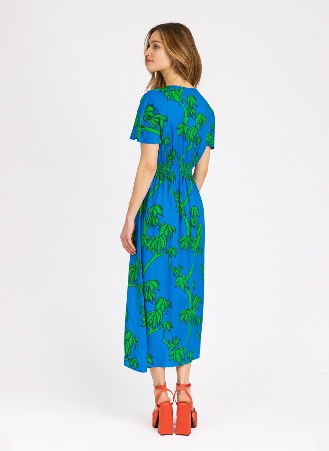 OMBRY printed midi dress  - 13