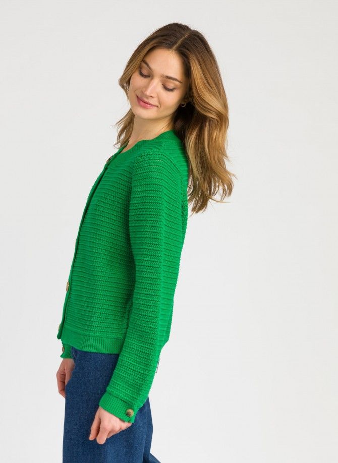 VETOMA tweed knitted cardigan  - 7