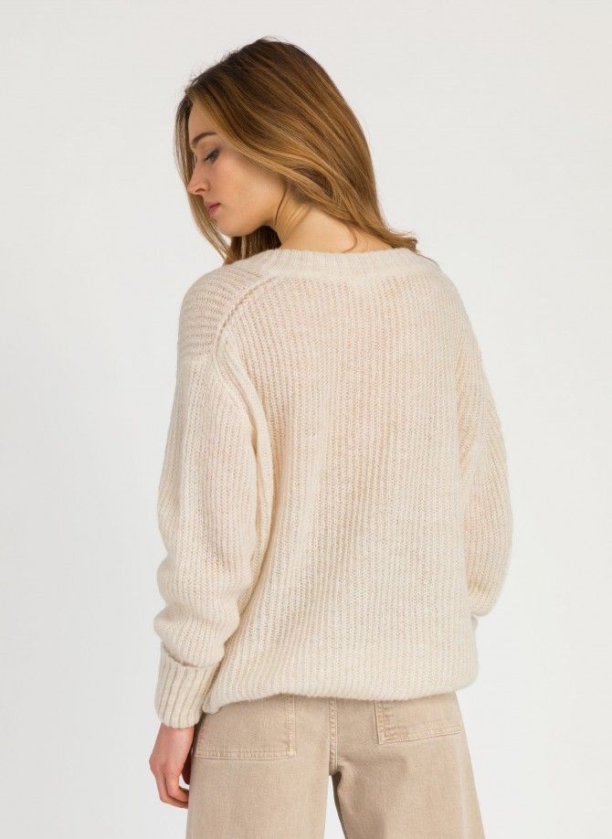 Fluffy knit sweater LEROSY  - 5