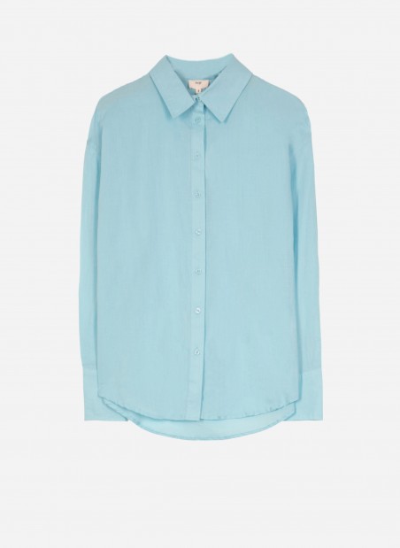 Plain cotton shirt SOANNA  - 4