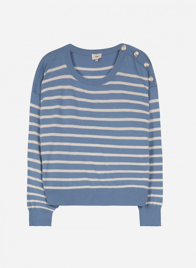 VANYA buttoned sailor sweater  - 1