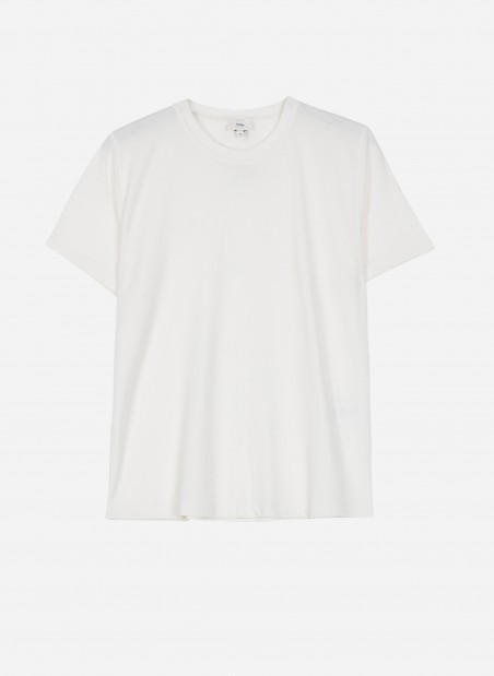 Plain T-shirt with round neck TESACHA  - 1