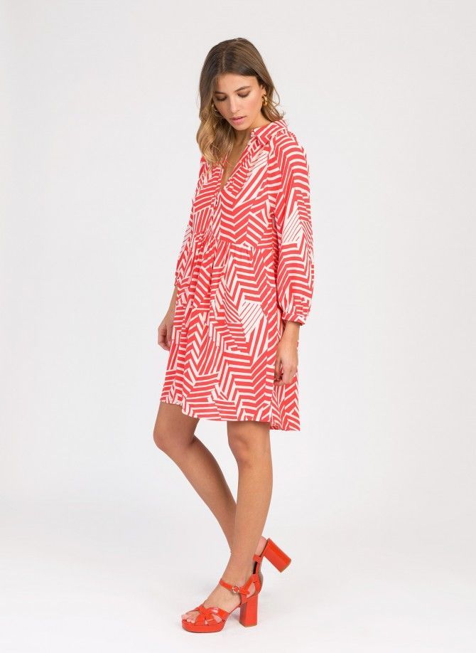 Short printed dress MAKENZIE  - 15