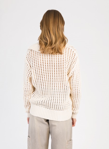 Short openwork sweater VECOCO  - 10